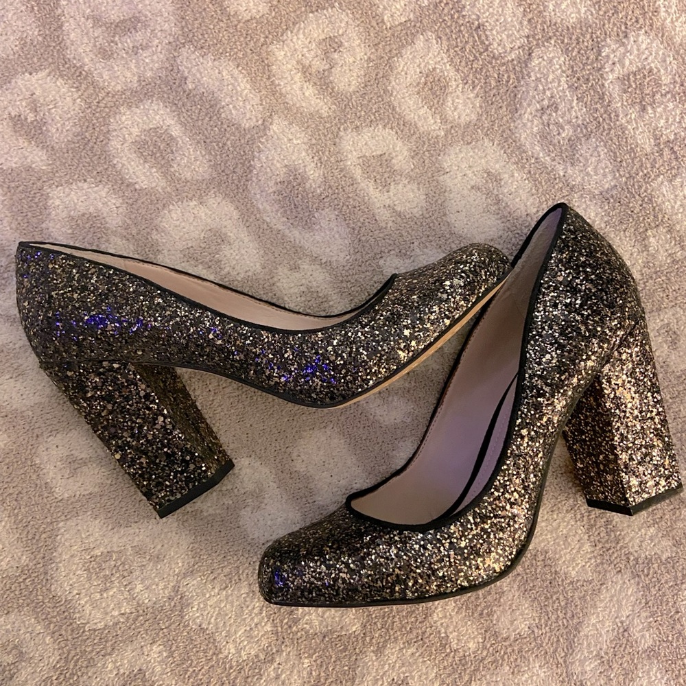 Vince Camuto glitter heels